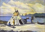 Canadian Indian Encampment